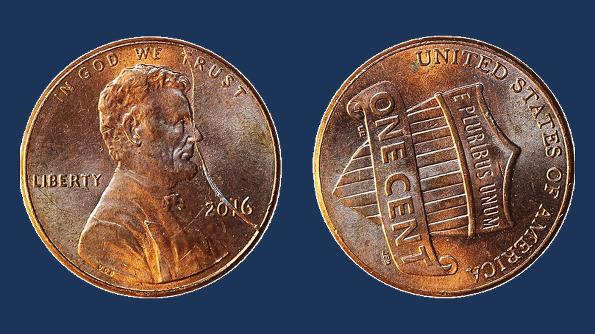 2016 Lincoln Cent (Modern): Rotated Dies