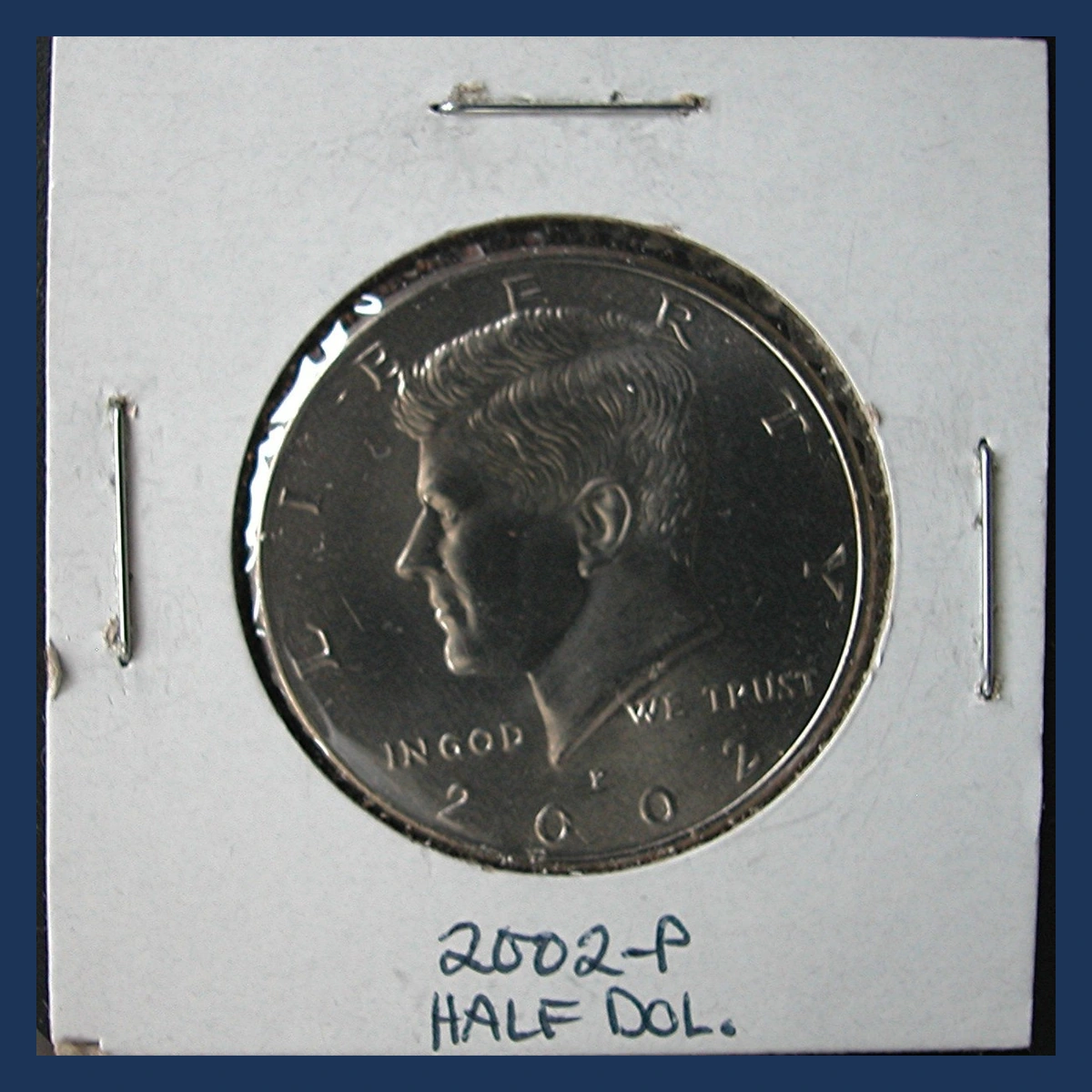 2002 Kennedy Half Dollar: Die Crack / Die Chip
