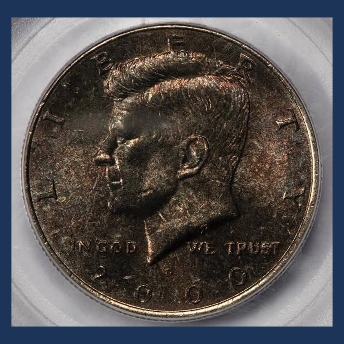 2000 Kennedy Half Dollar: Improper Annealing