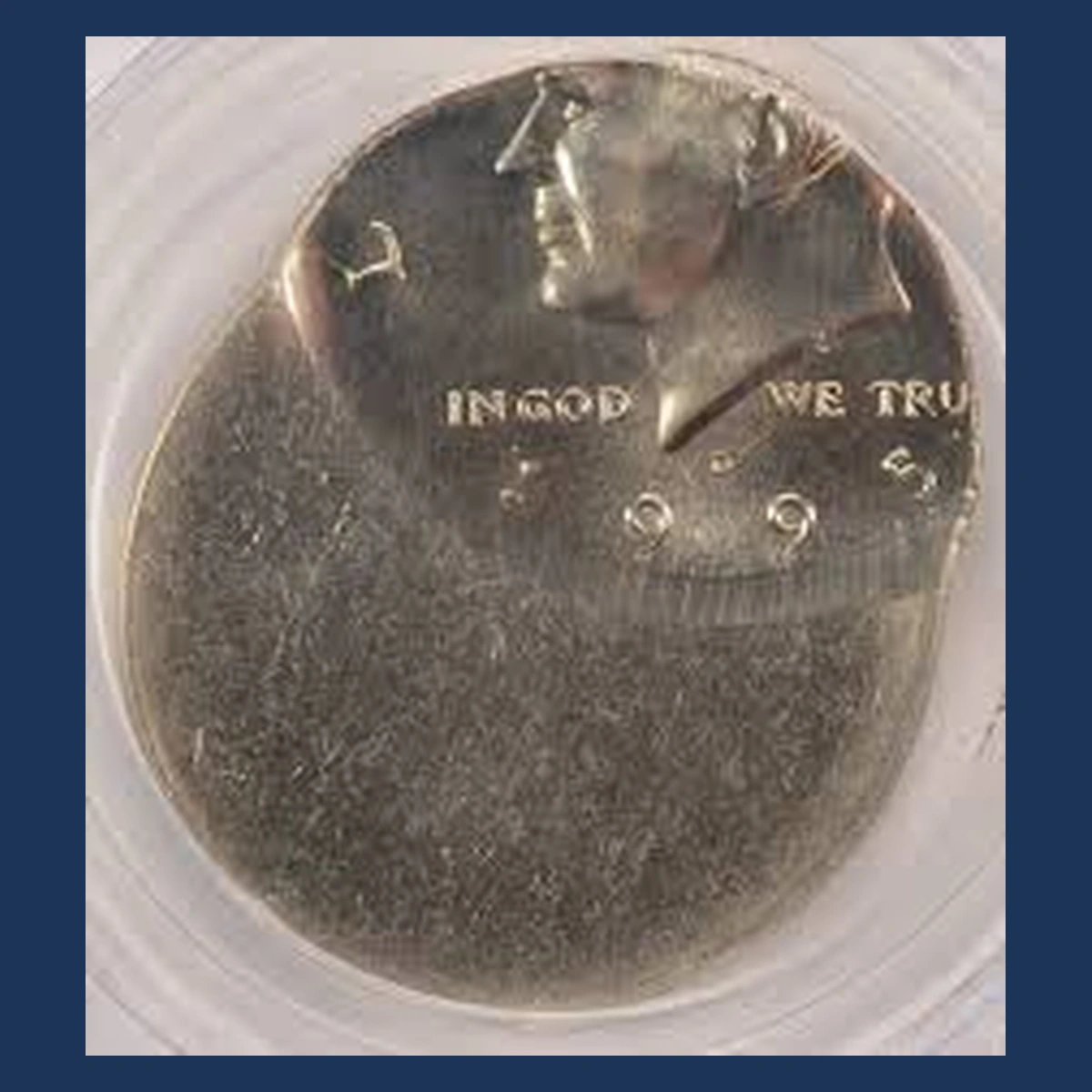 1998 Kennedy Half Dollar: Off-Center Strike