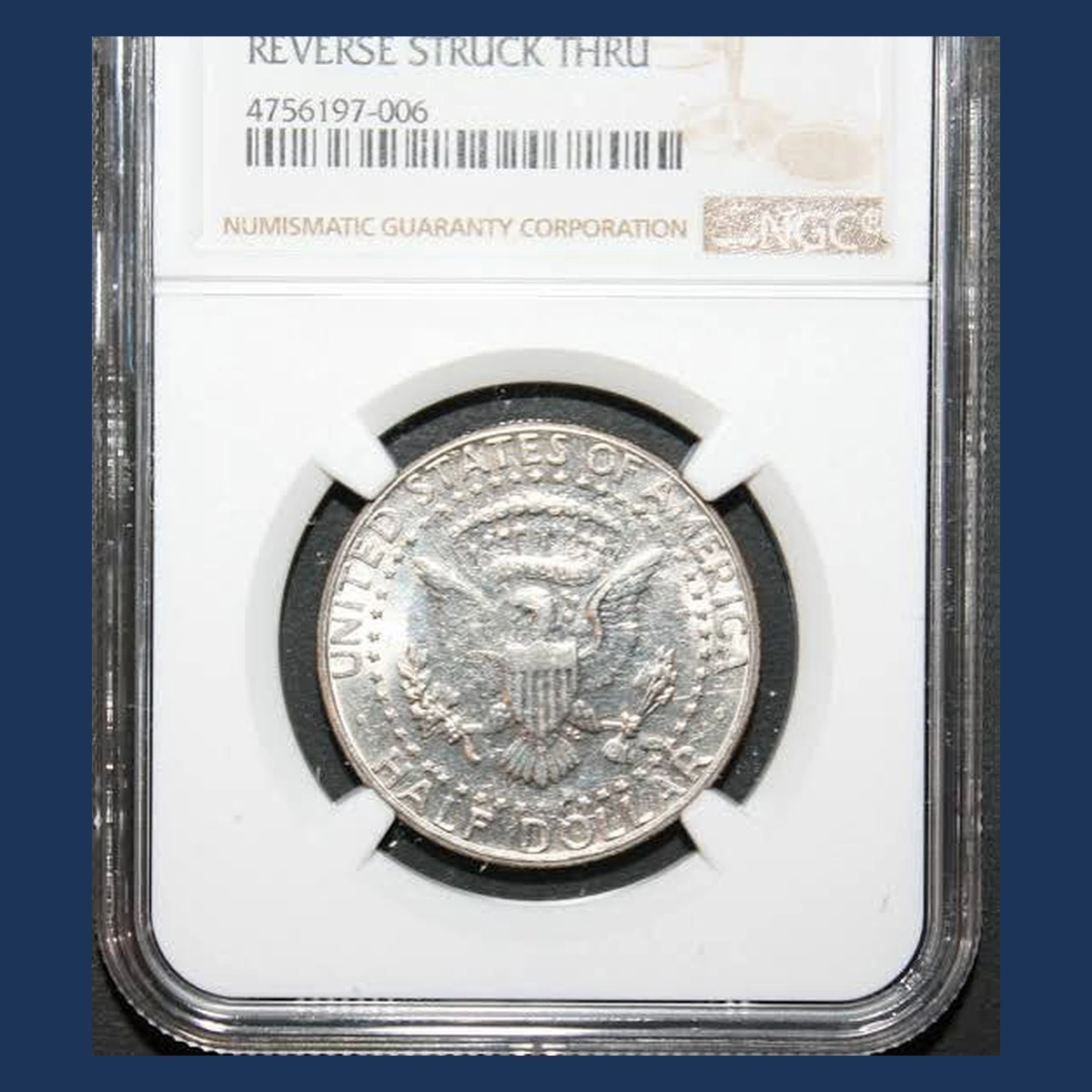 1995 Kennedy Half Dollar: Struck-Through Error