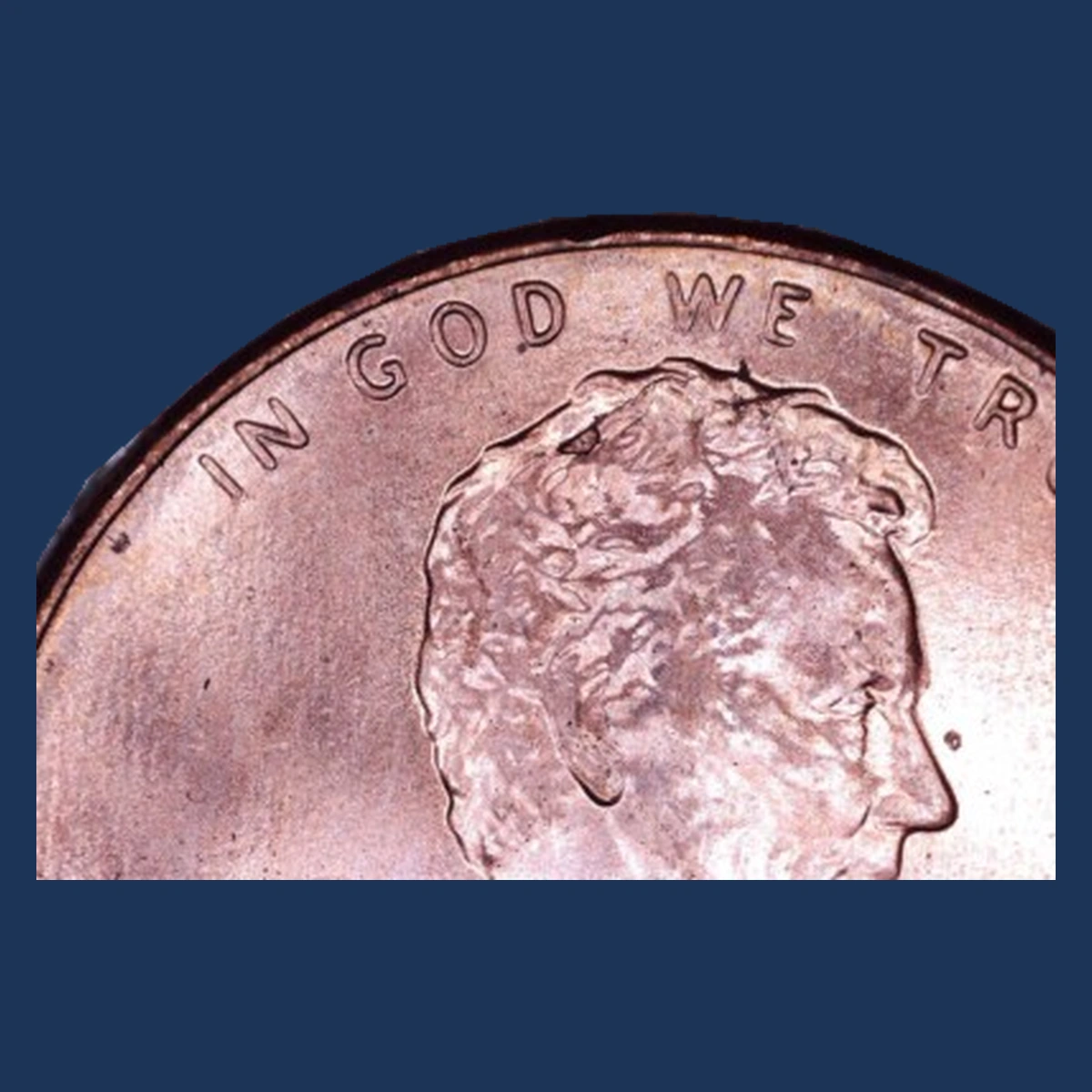 2015 Lincoln Penny: Die Crack / Die Chip