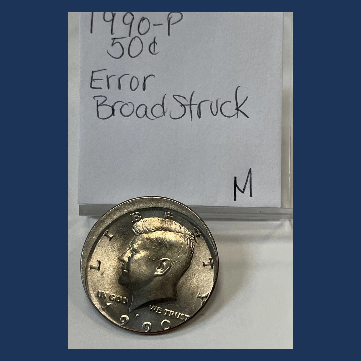 1990 Kennedy Half Dollar: Broadstrike