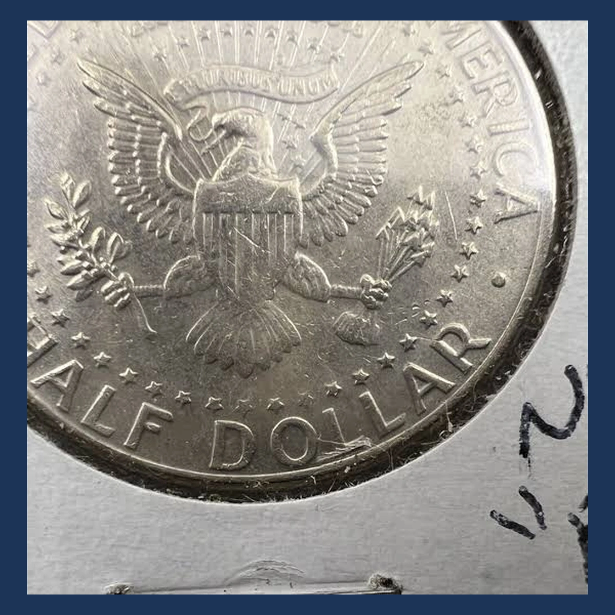 1990 Kennedy Half Dollar: Missing FG Initials