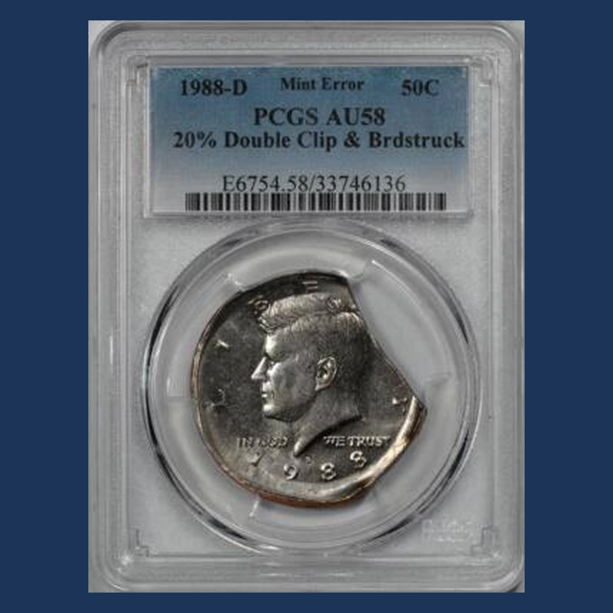 1988 Kennedy Half Dollar: Broadstrike