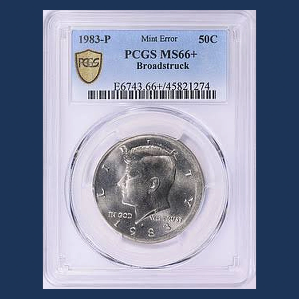 1983 Kennedy Half Dollar: Broadstrike