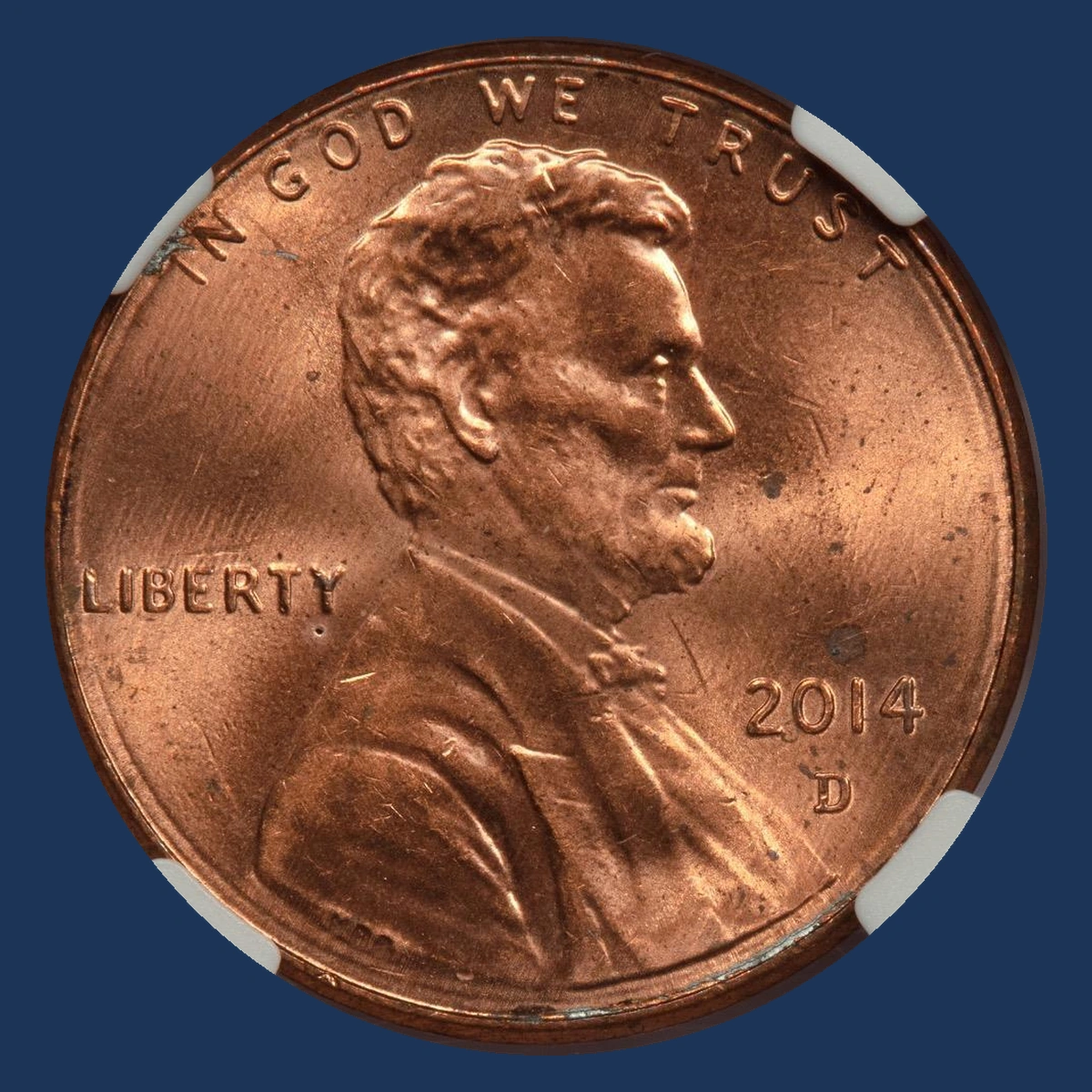 2014 Lincoln Cent (Modern): Plating Error