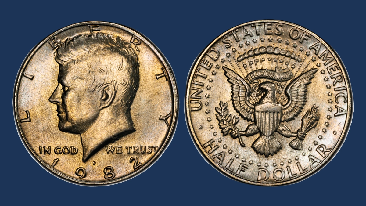 1982 Kennedy Half Dollar: Missing FG Initials