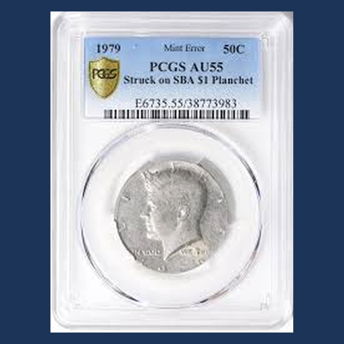1979 Kennedy Half Dollar: Wrong Planchet / Off-Metal Strike