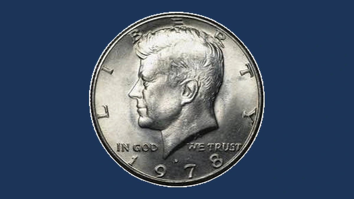 1978 Kennedy Half Dollar: Doubled Die Reverse