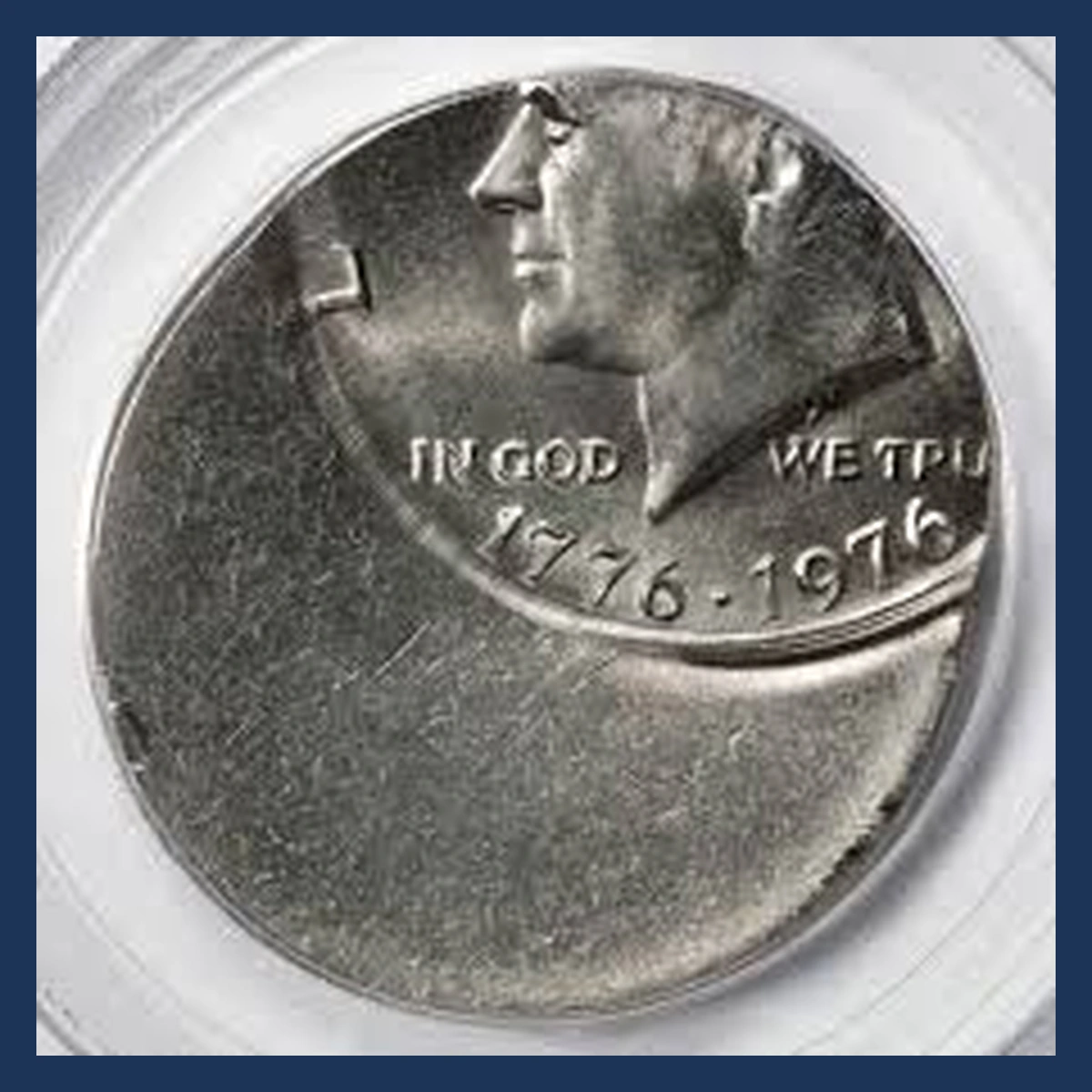 1976 Kennedy Half Dollar: Off-Center Strike