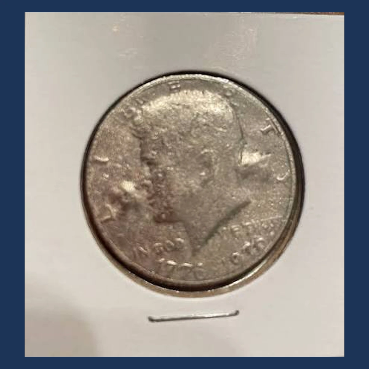 1976 Kennedy Half Dollar: Planchet Flaw