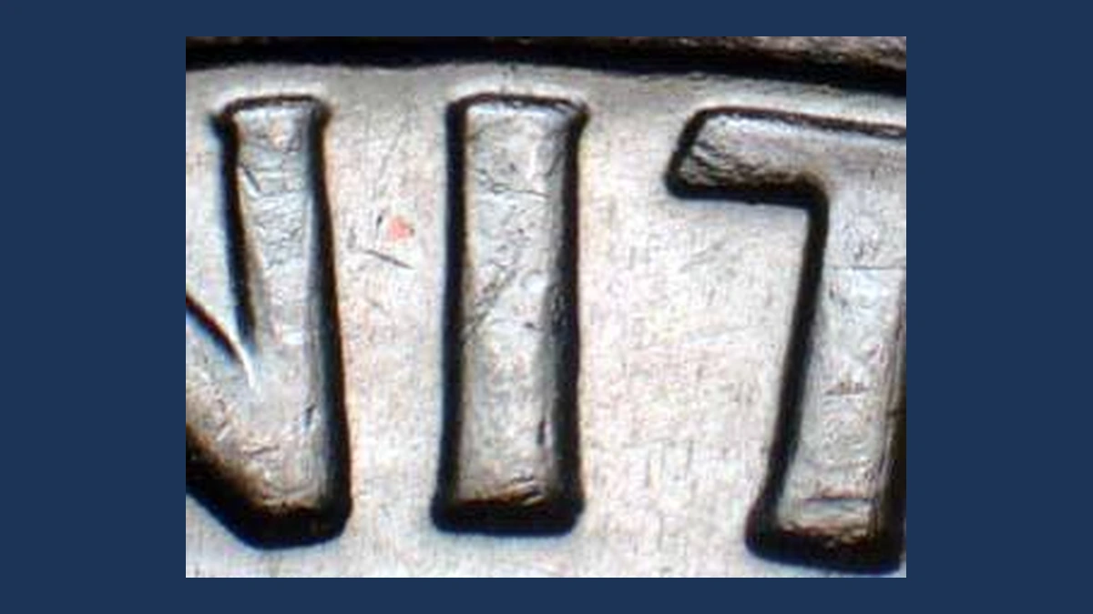 1972 Kennedy Half Dollar: Doubled Die Reverse