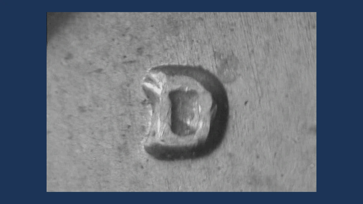 1972 Kennedy Half Dollar: Repunched Mintmark