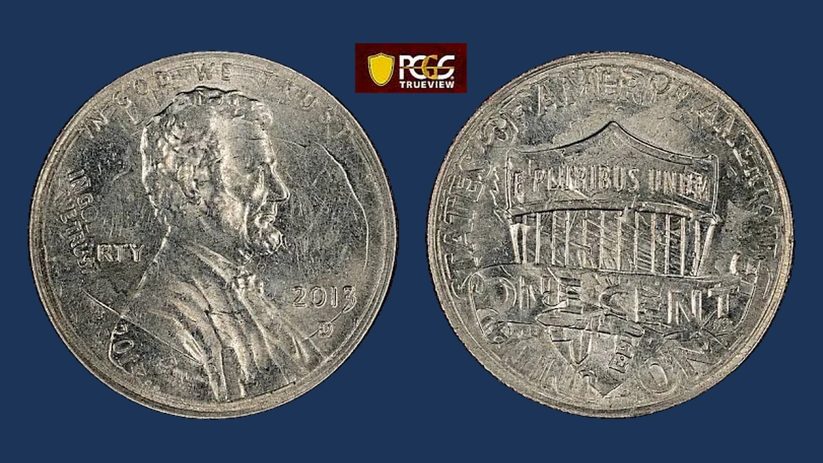 2013 Lincoln Cent (Modern): Overstrike / Double Denomination