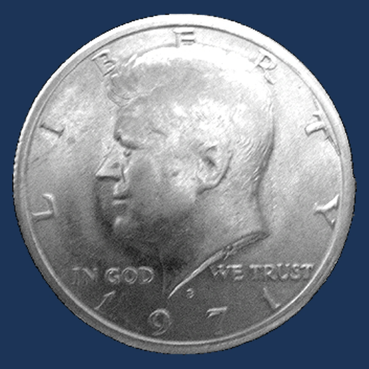 1971 Kennedy Half Dollar: Die Clash