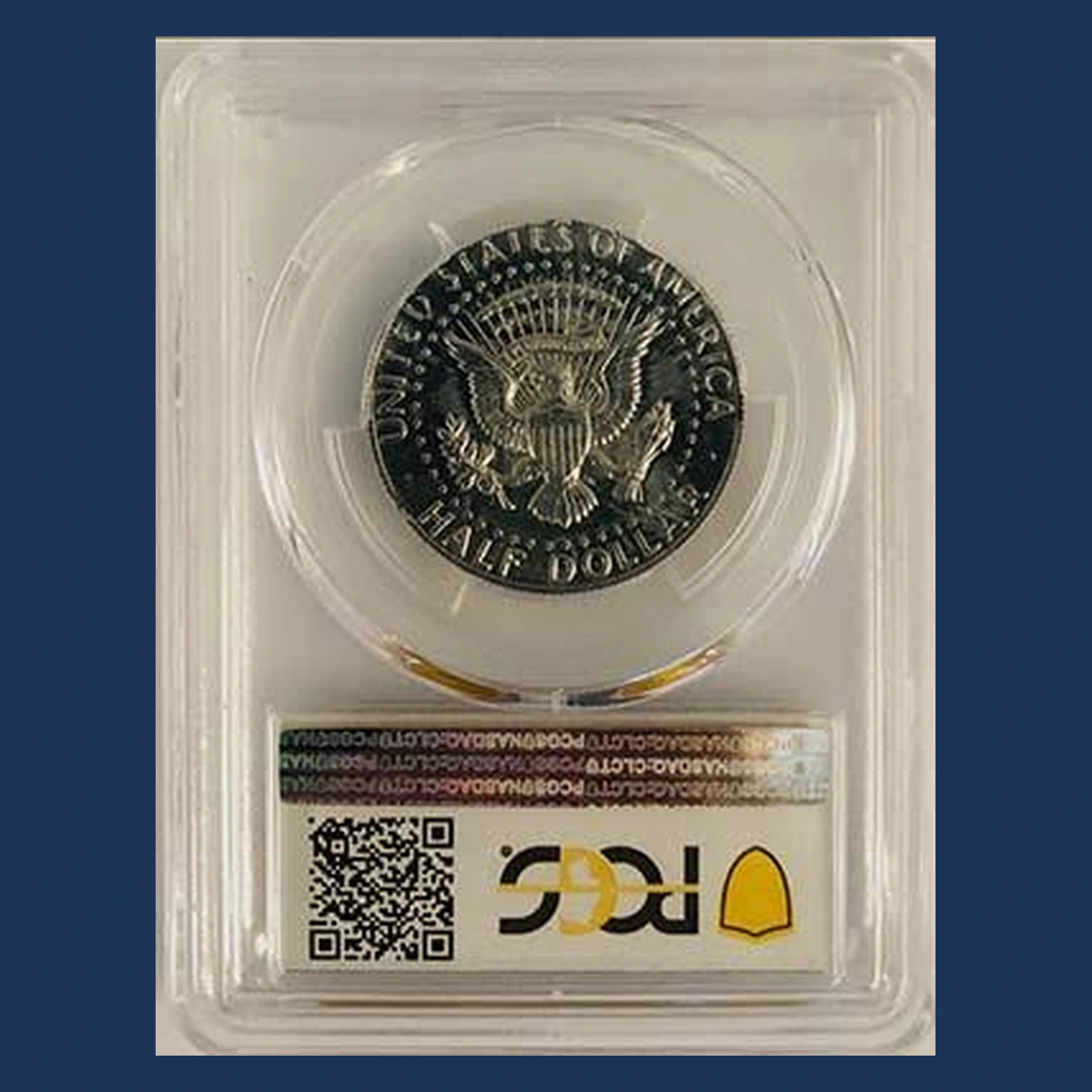 1970 Kennedy Half Dollar: Overstrike / Double Denomination