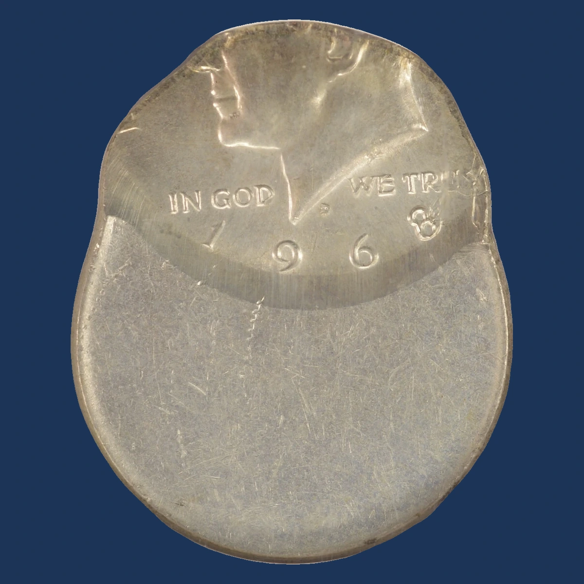 1968 Kennedy Half Dollar: Off-Center Strike