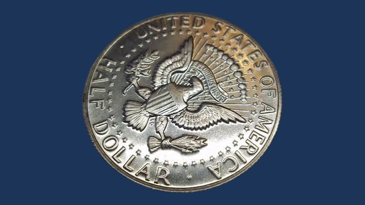 1966 Kennedy Half Dollar: Rotated Dies