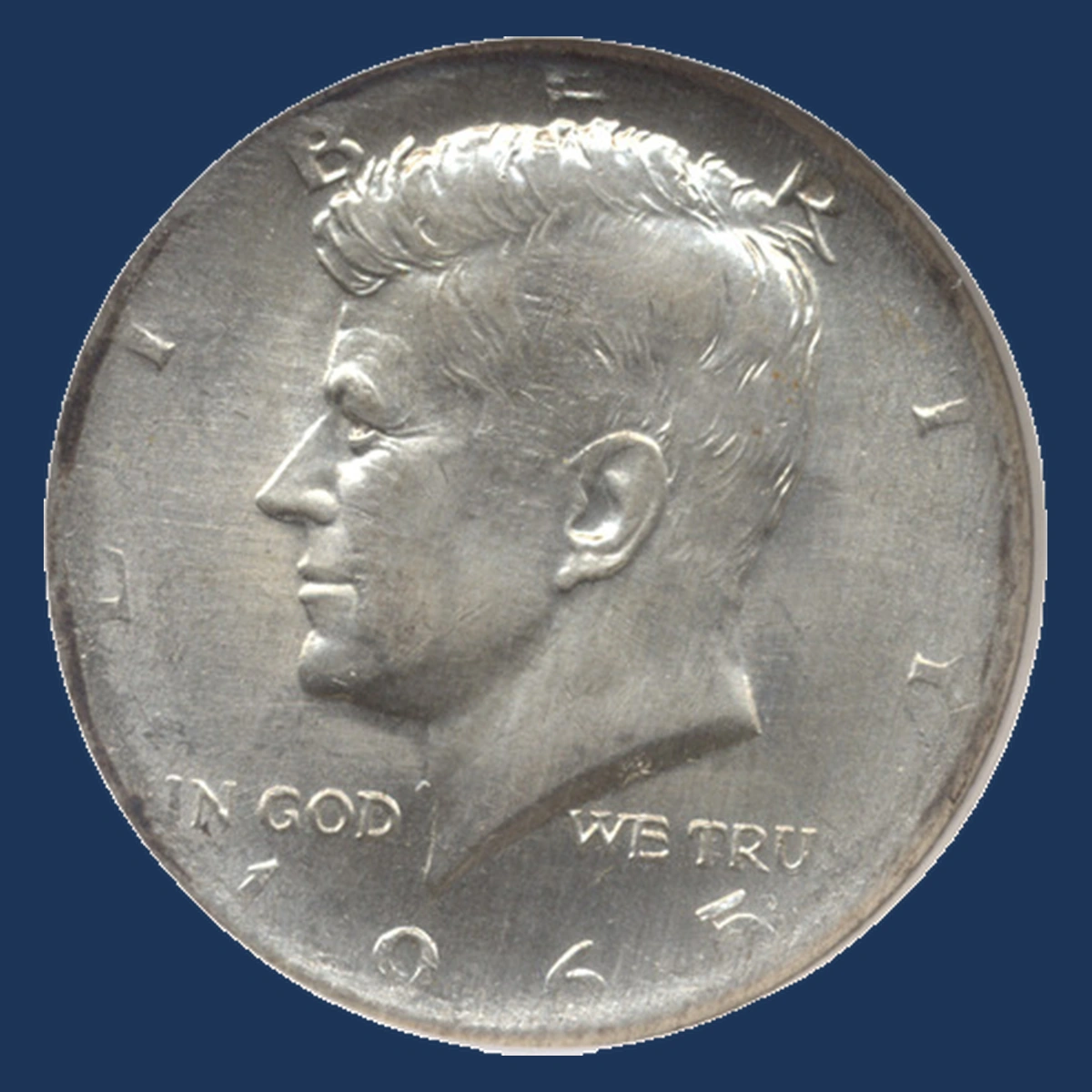 1965 Kennedy Half Dollar: Alloy Error