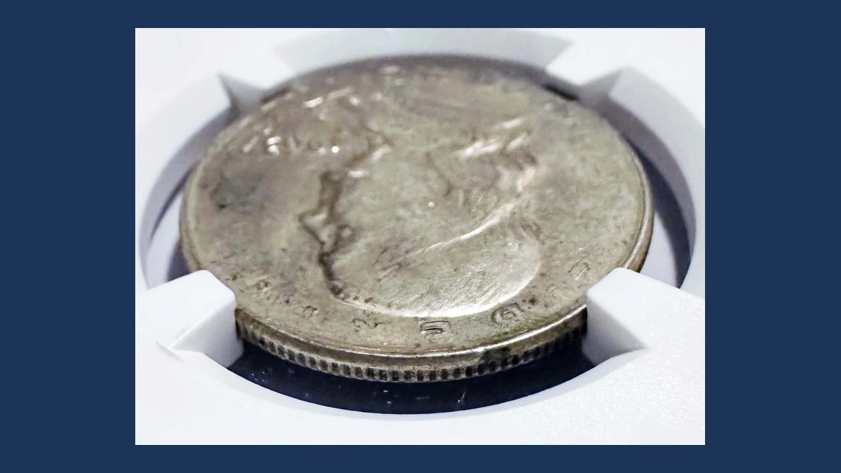 1963 Franklin Half Dollar: Partial Collar