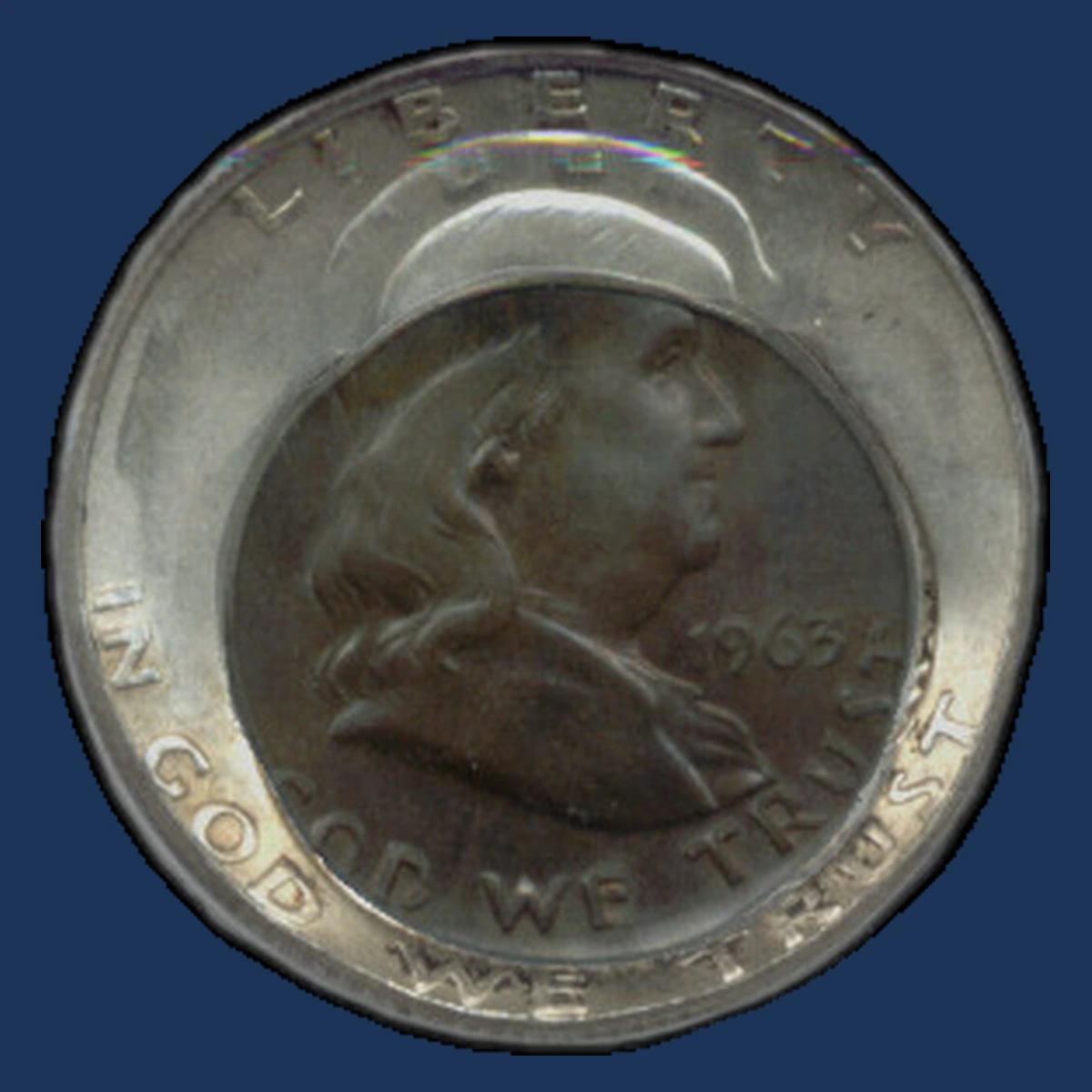 1963 Franklin Half Dollar: Mated Pair