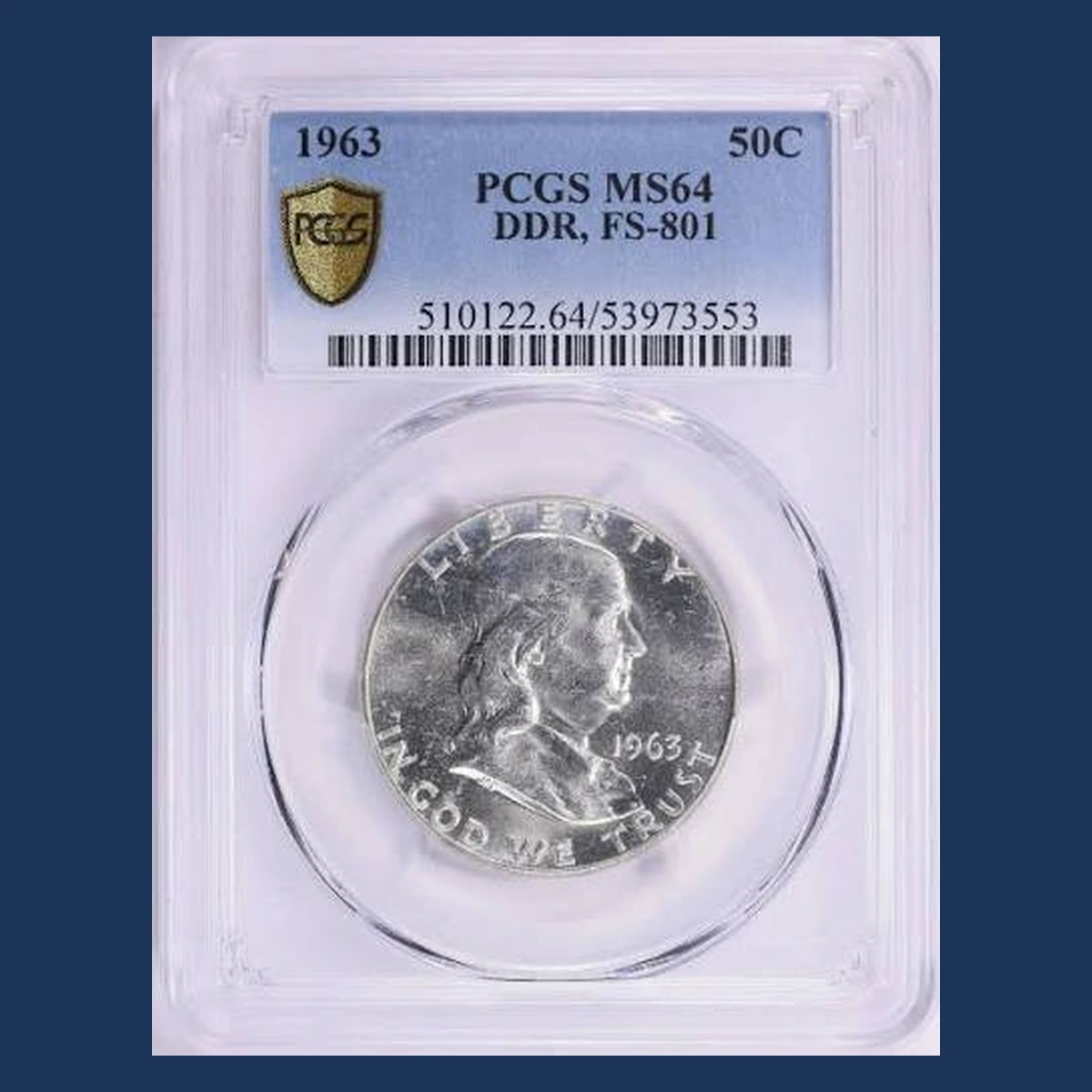 1963 Franklin Half Dollar: Doubled Die