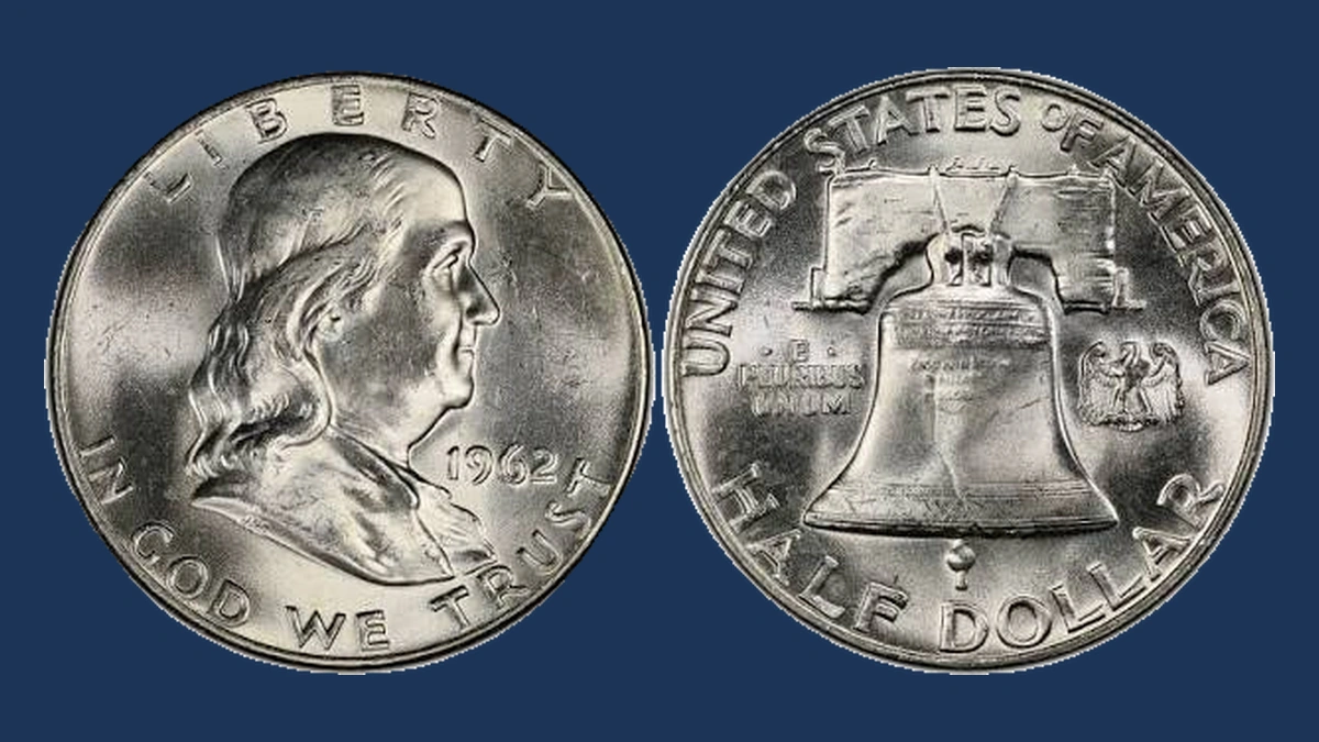 1962 Franklin Half Dollar: Bugs Bunny Die Clash