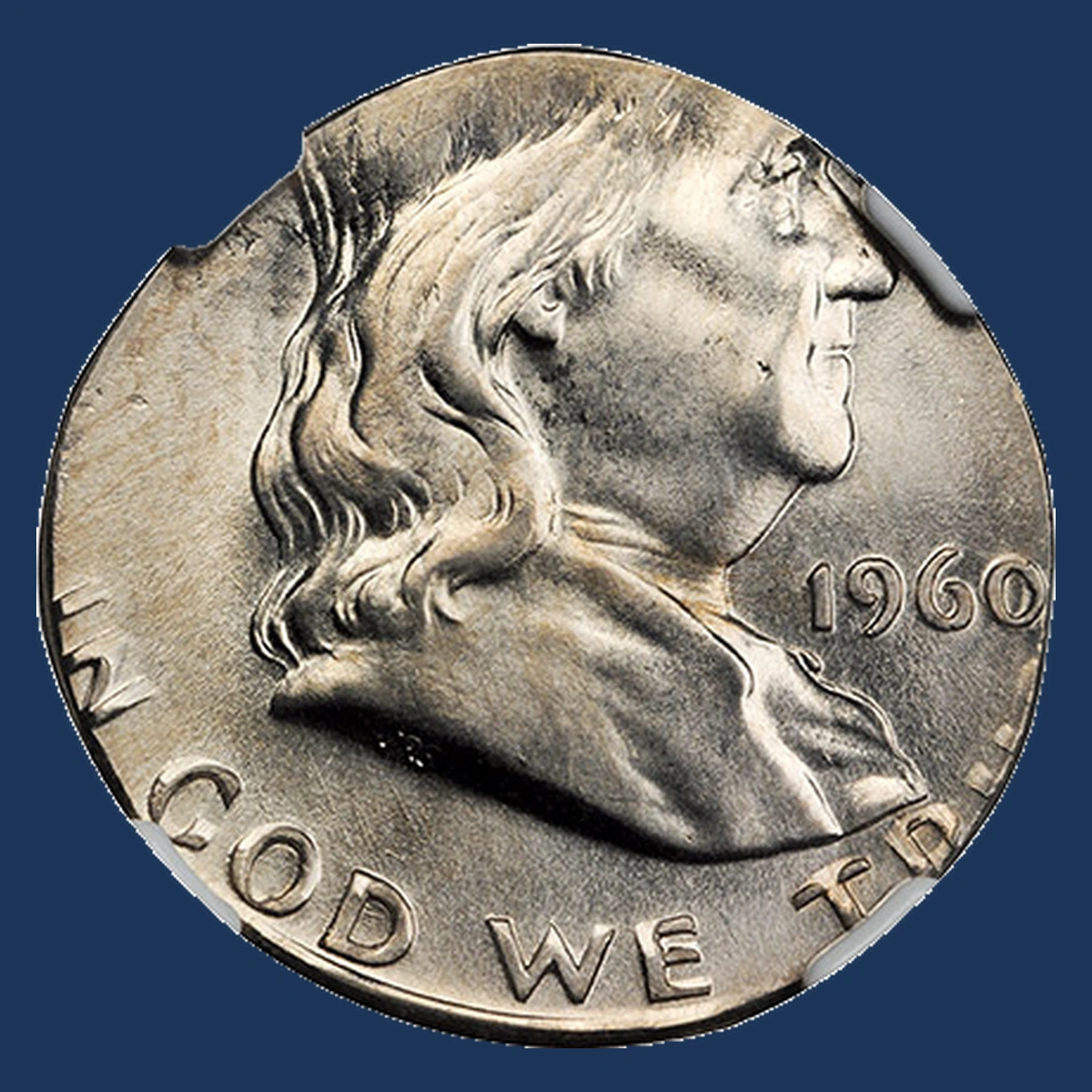1960 Franklin Half Dollar: Wrong Planchet