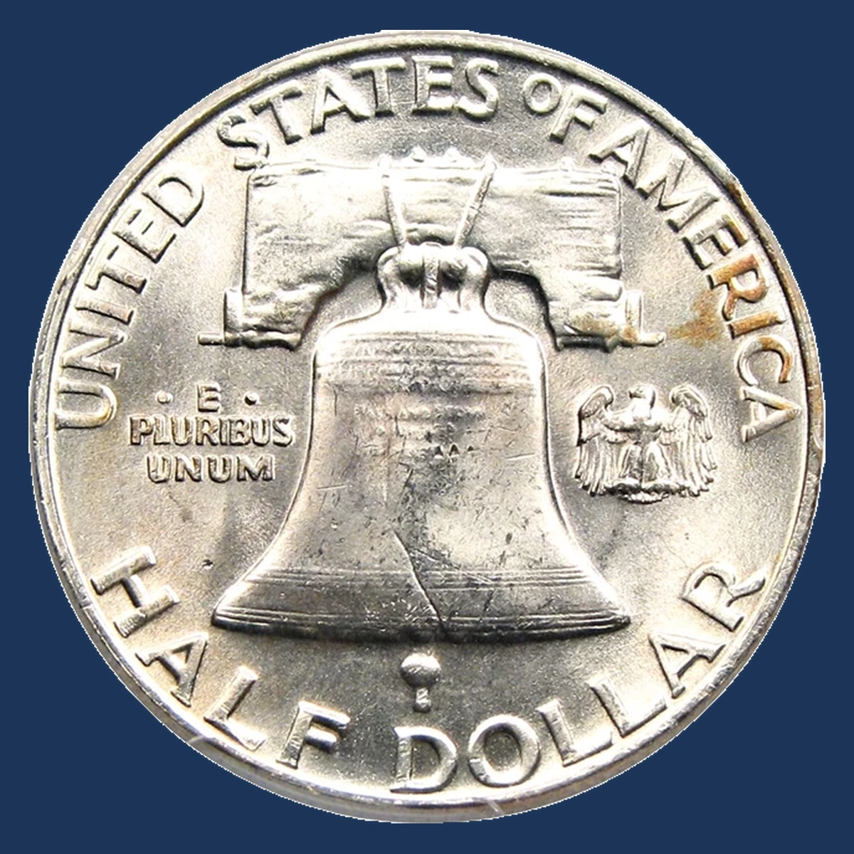 1959 Franklin Half Dollar: Doubled Die Reverse