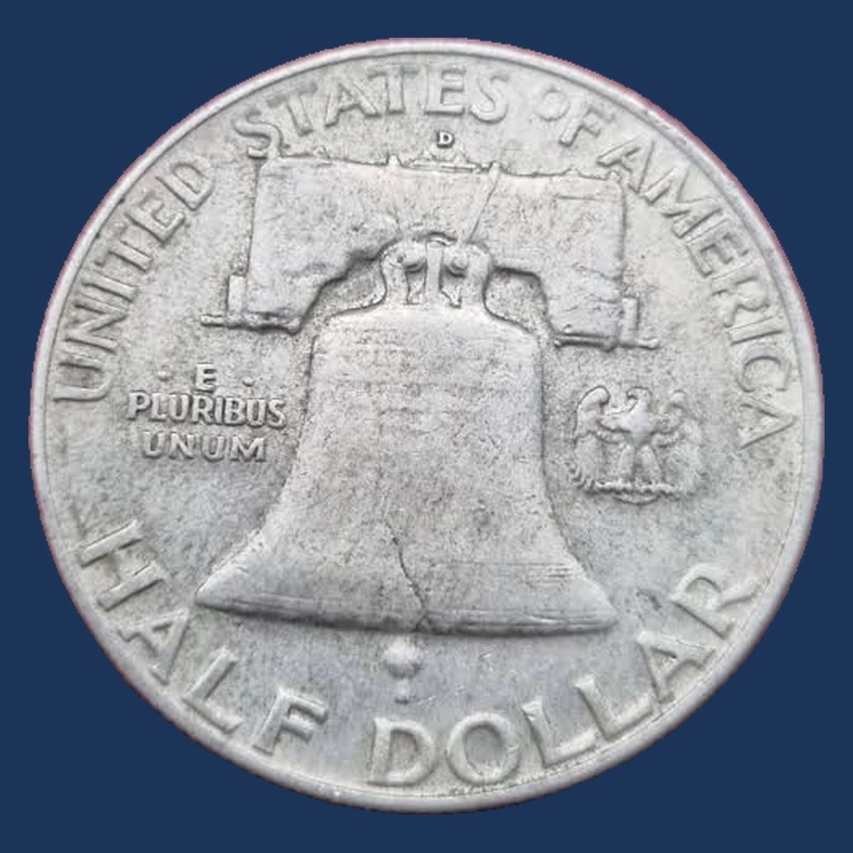 1957 Franklin Half Dollar: Lamination