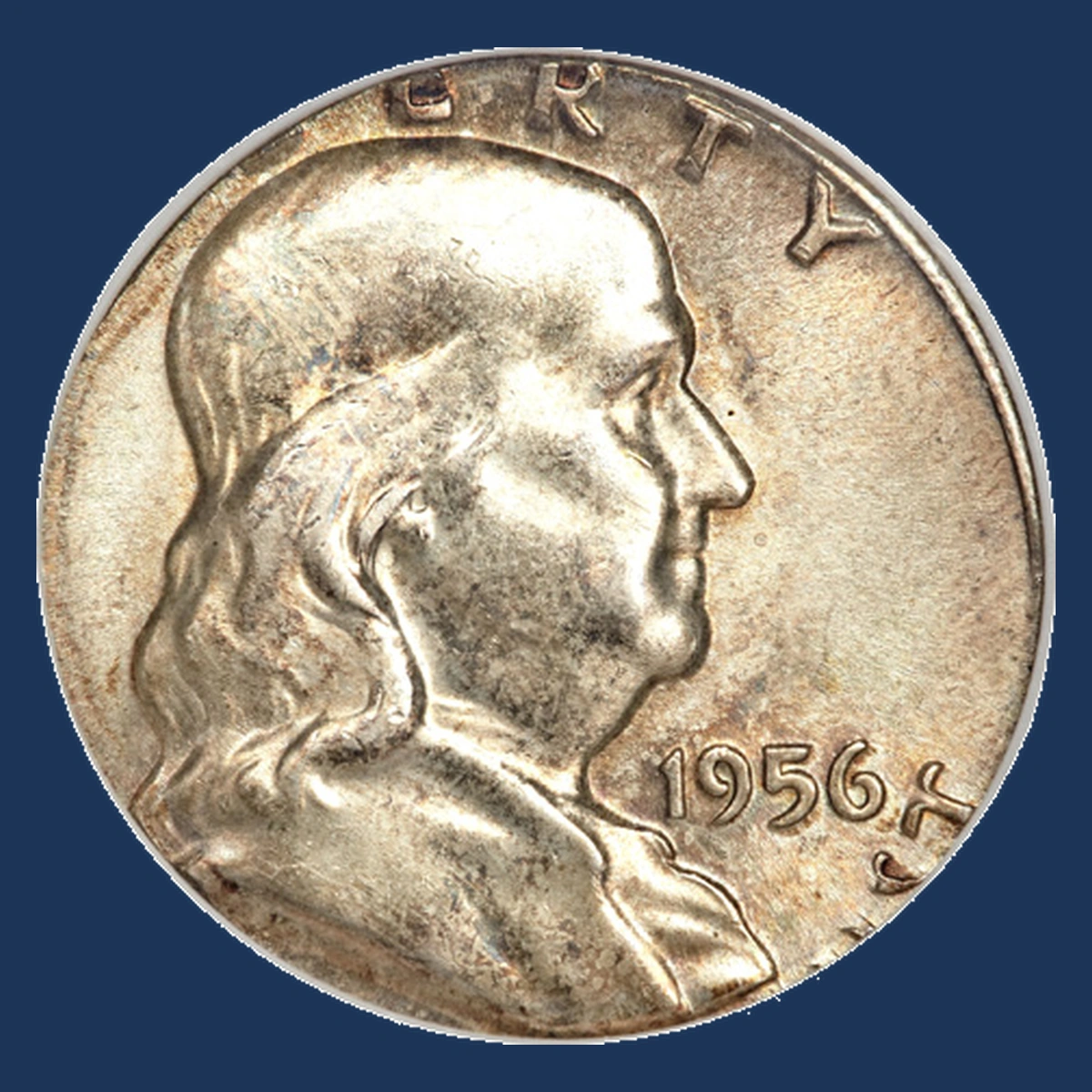 1956 Franklin Half Dollar: Wrong Planchet
