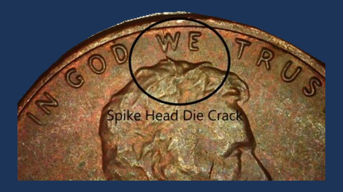 2011 Lincoln Penny: Die Crack / Die Chip