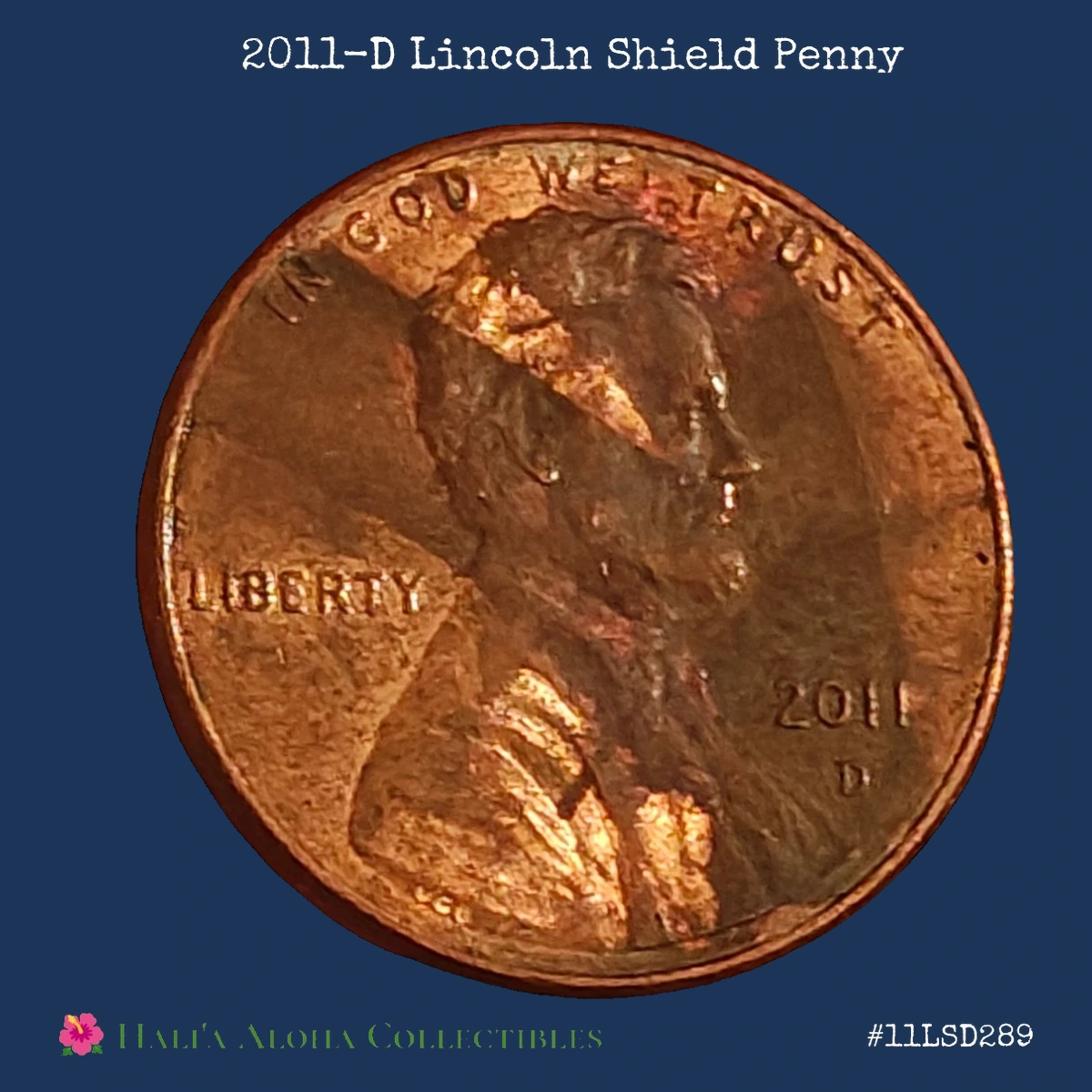 2011 Lincoln Cent (Modern): unusual surface color and plating