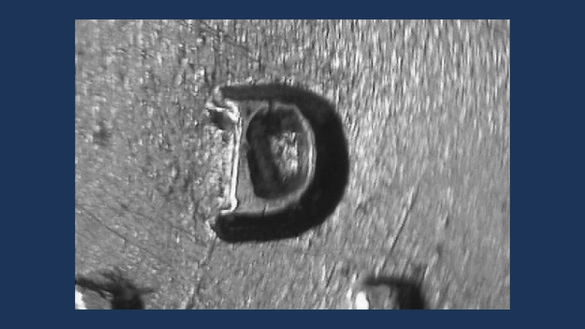 1949 Franklin Half Dollar: Repunched Mintmark