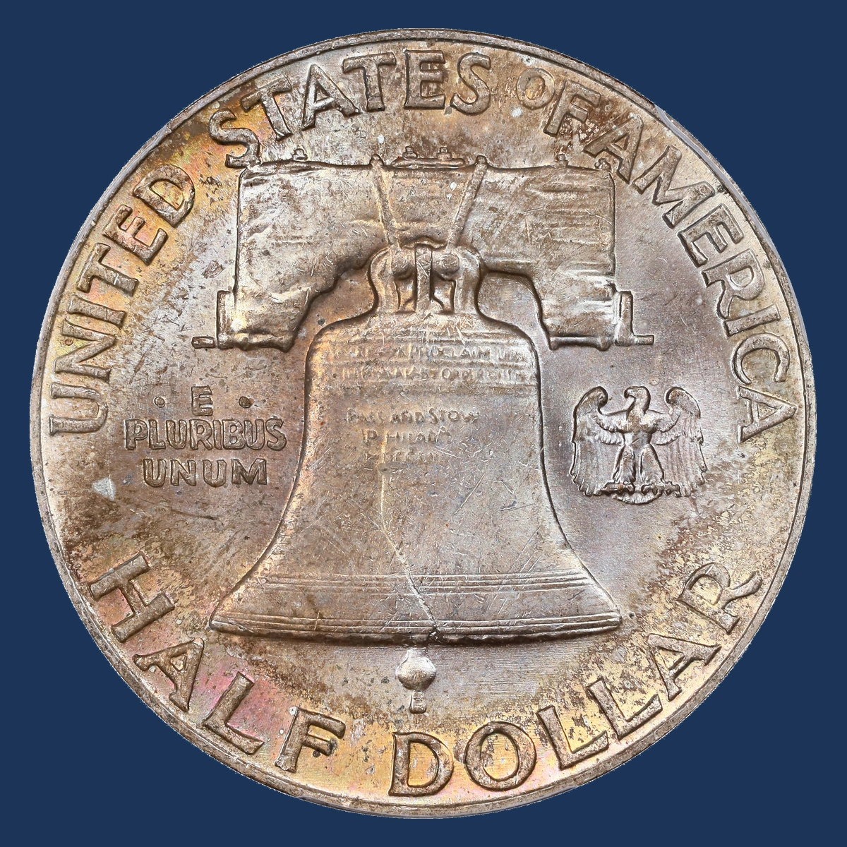 1948 Franklin Half Dollar: Doubled Die Reverse