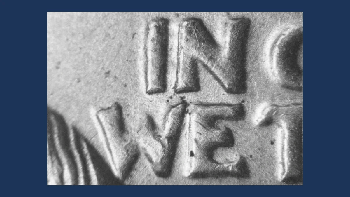 1945 Walking Liberty Half Dollar: Doubled Die Obverse