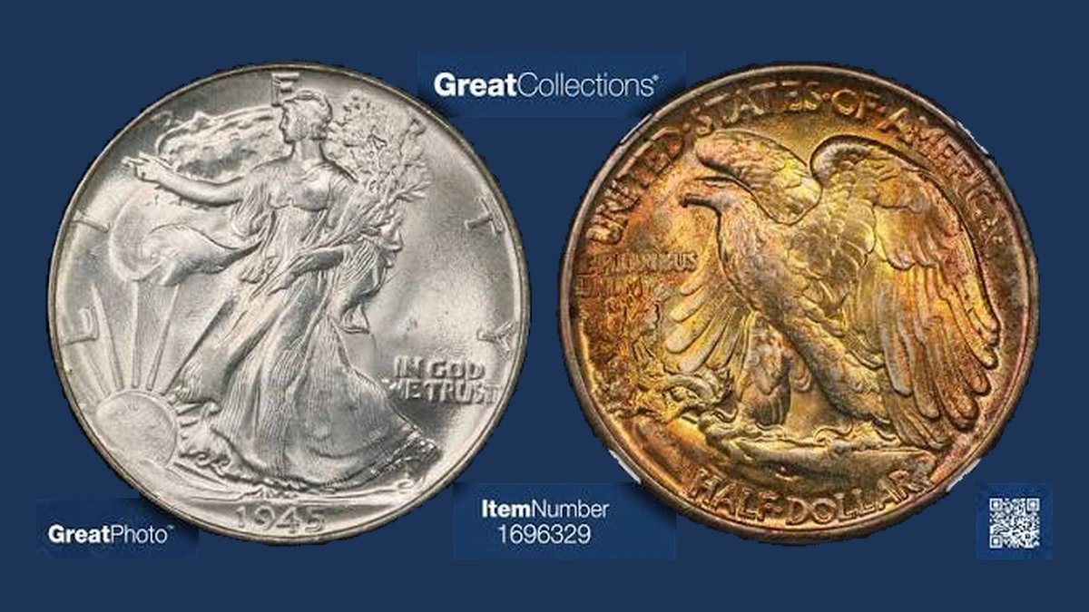 1945 Walking Liberty Half Dollar: Missing Design Detail