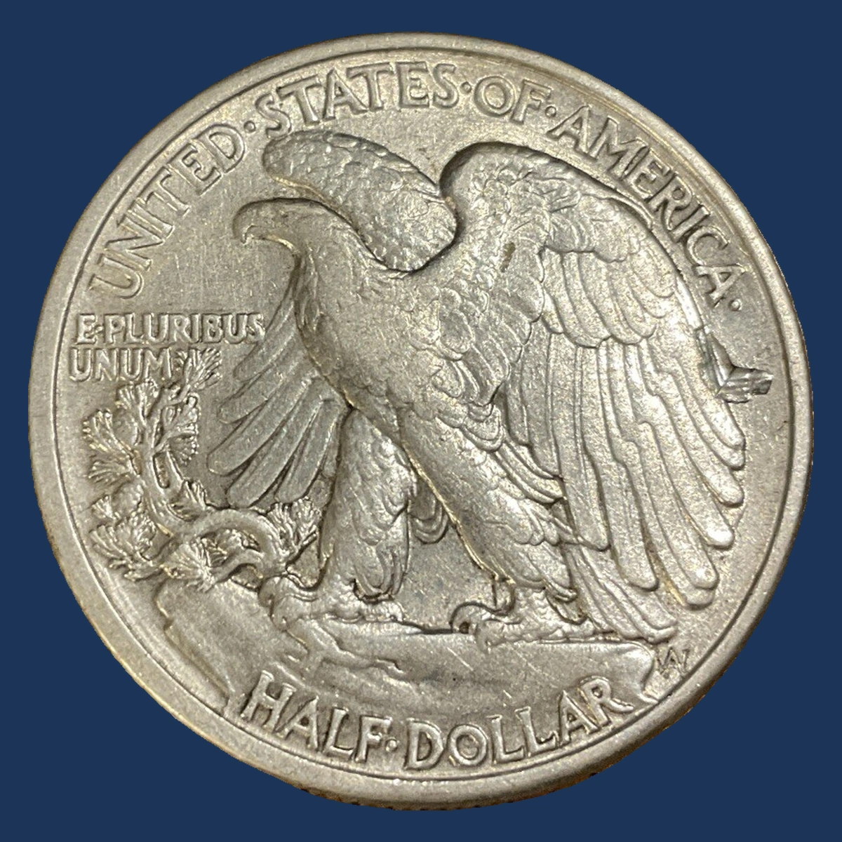 1940 Walking Liberty Half Dollar: Lamination / Split Planchet